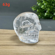 Load image into Gallery viewer, Natural White Quartz Crystal Skull Statue