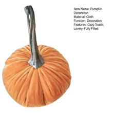 Load image into Gallery viewer, Handmade Velvet Pumpkin Decoration - S/M/L Sizes & Multiple Colors