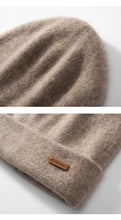 Load image into Gallery viewer, 100% Cashmere Knit Beanie - Unisex Hat