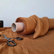 Load image into Gallery viewer, 100% Pure Linen Tablecloth - Solid Color Natural Fabric