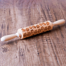 Load image into Gallery viewer, Halloween Pumpkin Embossed Rolling Pin