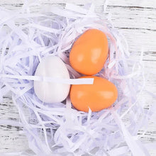 Load image into Gallery viewer, Kids 3/6pcs Wooden Artificial Egg Set Easter DIY Toy Wooden House Game Kitchen Egg Toys Early Education Food Toys for Children