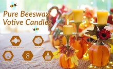 Load image into Gallery viewer, Natural Beeswax Smokeless Tea Light Candles - 12/24/48 Pcs