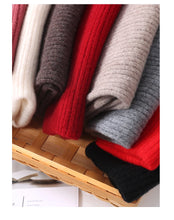 Load image into Gallery viewer, 100% Wool Oversized Knitted Poncho Shawl