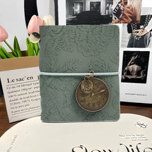 Load image into Gallery viewer, Mini Leather Pocket Notebook - Portable Retro Sketchbook & Daily Planner