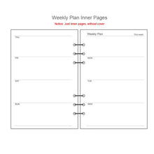 Load image into Gallery viewer, Transparent Diary Binder/Notebook Planner
