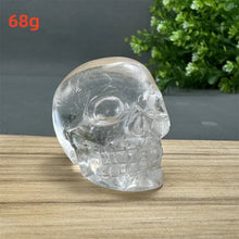 Load image into Gallery viewer, Natural White Quartz Crystal Skull Statue