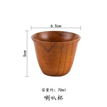 Load image into Gallery viewer, Wood Handle Cups Beer Tea Coffee Milk Water Cup Kitchen Bar Drinkware for Kitchen Coffee Mug