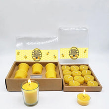 Load image into Gallery viewer, 6-48Pcs Handmade Smokeless Beeswax Votive Candles