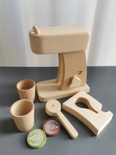 Load image into Gallery viewer, Montessori Wooden Coffee, Tea and Baguette Pretend Play Set