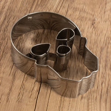 Load image into Gallery viewer, Stainless Steel Halloween Cookie Cutters - Skull, Pumpkin, Ghost, Coffin & Haunted House