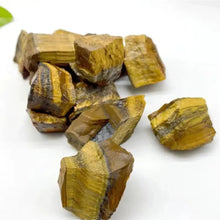 Load image into Gallery viewer, Tiger's Eye Raw Stone, Natural Rough Chunks