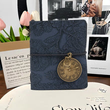 Load image into Gallery viewer, Mini Leather Pocket Notebook - Portable Retro Sketchbook & Daily Planner