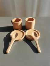 Load image into Gallery viewer, Montessori Wooden Coffee, Tea and Baguette Pretend Play Set