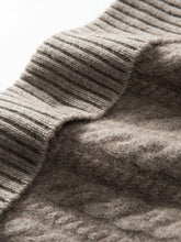 Load image into Gallery viewer, Cashmere Cable Knit Beanie - Unisex
