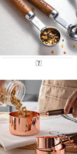 Load image into Gallery viewer, 4PCS Stainless Steel Measuring Spoons with Wooden Handle