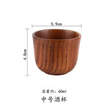 Load image into Gallery viewer, Wood Handle Cups Beer Tea Coffee Milk Water Cup Kitchen Bar Drinkware for Kitchen Coffee Mug