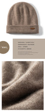 Load image into Gallery viewer, 100% Cashmere Knit Beanie - Unisex Hat