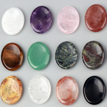 Load image into Gallery viewer, Worry Stone, Natural Crystal Thumb Stone, 45 x 35mm