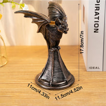 Load image into Gallery viewer, Gothic Animal Candle Holder - Bat, Wolf, Leopard, Crow & Cat Decor