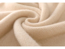 Load image into Gallery viewer, 100% Wool V-Neck Batwing Sleeve Knit Dress