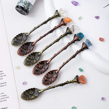 Load image into Gallery viewer, 5PCS Natural Crystal Raw Stone Spoon Set