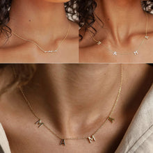 Load image into Gallery viewer, GD Wholesale Elegant Gift Tarnish Free Jewelry mother day 18k Gold Plated Stainless Steel initial Mama Chain Necklace Choker
