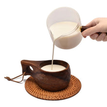 Load image into Gallery viewer, 210ml Outdoor Cup Kuksa Camping Mug Coffee Milk Cups Mugs Acacia-Wood Drinkware Bushcrafts Artifact Kitchen