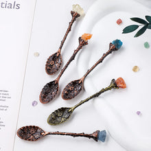 Load image into Gallery viewer, 5PCS Natural Crystal Raw Stone Spoon Set