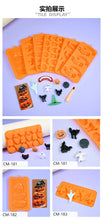 Load image into Gallery viewer, Halloween Silicone Molds - Skull, Pumpkin, Witch & Ghost Baking Tools