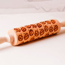 Load image into Gallery viewer, Halloween Pumpkin Embossed Rolling Pin