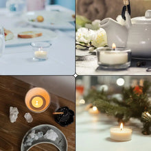 Load image into Gallery viewer, Natural Beeswax Smokeless Tea Light Candles - 12/24/48 Pcs
