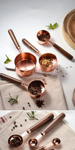 Load image into Gallery viewer, 4PCS Stainless Steel Measuring Spoons with Wooden Handle