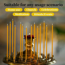 Load image into Gallery viewer, 50/100/200PCS Dripless Smokeless Beeswax Taper Candles