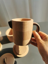 Load image into Gallery viewer, Montessori Wooden Coffee, Tea and Baguette Pretend Play Set