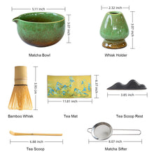 Load image into Gallery viewer, Matcha Whisk Set with Ceramic Bowl, 7 Pieces