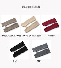 Load image into Gallery viewer, 100% Cashmere Fingerless Gloves