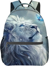 Load image into Gallery viewer, Octopus & Floral Backpack – Stylish Marine Botanical School Bag