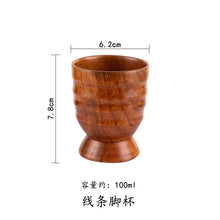 Load image into Gallery viewer, Wood Handle Cups Beer Tea Coffee Milk Water Cup Kitchen Bar Drinkware for Kitchen Coffee Mug