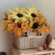 Load image into Gallery viewer, Handmade Wool Felt Flower or Flower Bouquet
