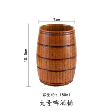 Load image into Gallery viewer, Wood Handle Cups Beer Tea Coffee Milk Water Cup Kitchen Bar Drinkware for Kitchen Coffee Mug