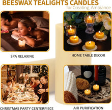 Load image into Gallery viewer, 6-48Pcs Handmade Smokeless Beeswax Votive Candles
