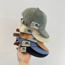 Load image into Gallery viewer, Baby Baseball Hat Kids Boys Sun Protection Cap Spring Summer Baby Sun Hat Soft Children Peaked Cap Infant Adjustable Visor Cap