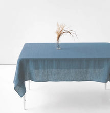 Load image into Gallery viewer, 100% Pure Linen Tablecloth - Natural Fabric Solid Color