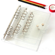 Load image into Gallery viewer, Transparent Diary Binder/Notebook Planner