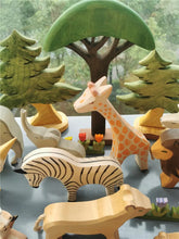 Load image into Gallery viewer, Colorful Wooden Animal Stacking Blocks - Forest & Safari Toys