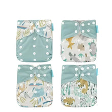 Load image into Gallery viewer, HappyFlute New Design Hot Sale OS Pocket Diaper Washable&Reusable Absorbent Ecological Nappy Baby Cloth Diaper