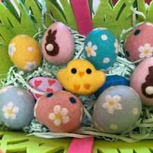 Load image into Gallery viewer, 6PCS Easter Felt Eggs with Egg Box