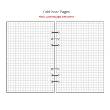 Load image into Gallery viewer, Transparent Diary Binder/Notebook Planner