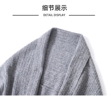 Load image into Gallery viewer, 100% Wool Oversized Knitted Poncho Shawl